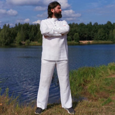 КЛАССИЧЕСКИЕ БРЮКИ ИЗ КРАПИВЫ 