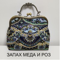 СУМОЧКА ИЗ ПЛАТКА С ФЕРМУАРОМ