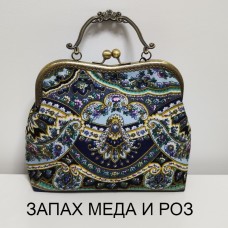 СУМОЧКА ИЗ ПЛАТКА С ФЕРМУАРОМ